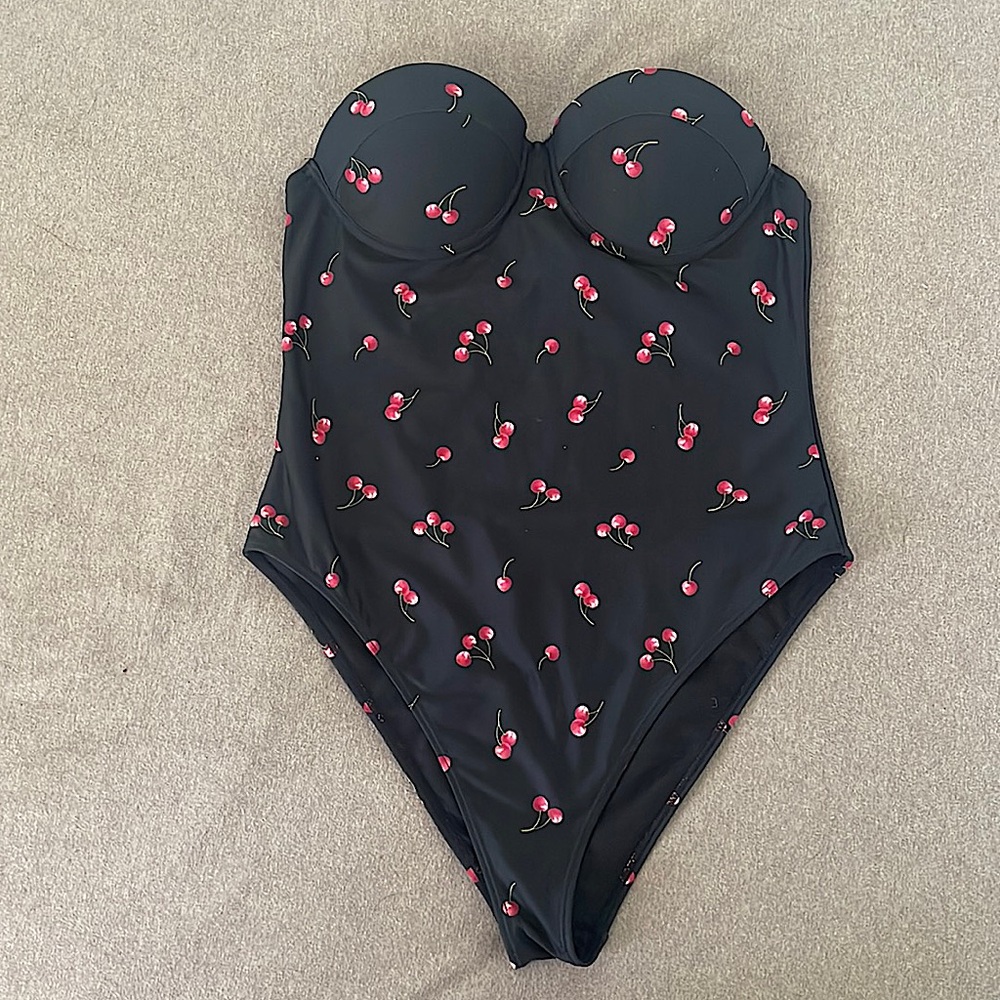 Forever 21 Cherry One Piece Swimsuit
